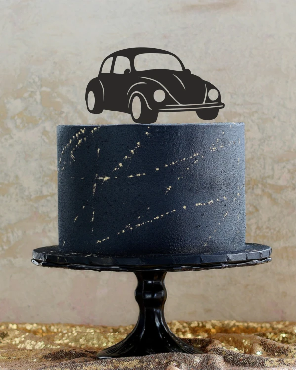Topper na tort - auto Garbus Garbus na tort topper