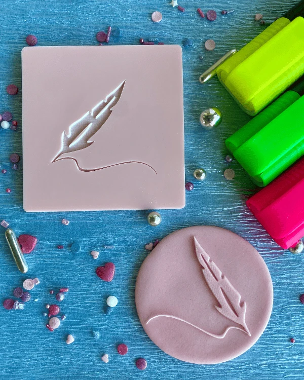 Stempel dekoracyjny na dzień nauczyciela -  Pióro nauczyciela