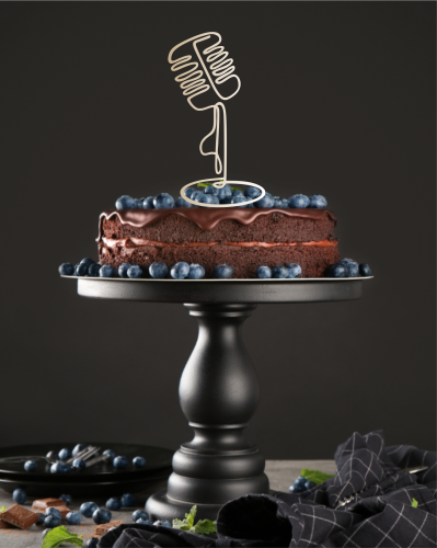 Topper na tort - Mikrofon linearny