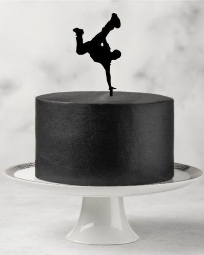 Topper dekor na tort - Tancerz Hip hop Dance Taniec.png