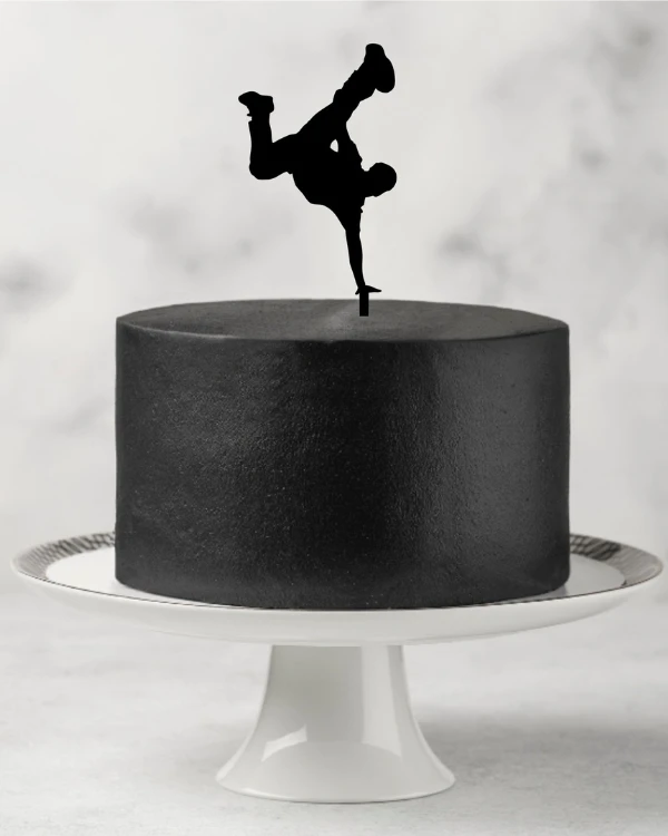 Topper dekor na tort - Tancerz Hip hop Dance Taniec.png