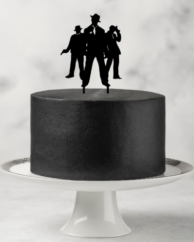 Topper dekor na tort - Gangsterzy postacie Mafia.png