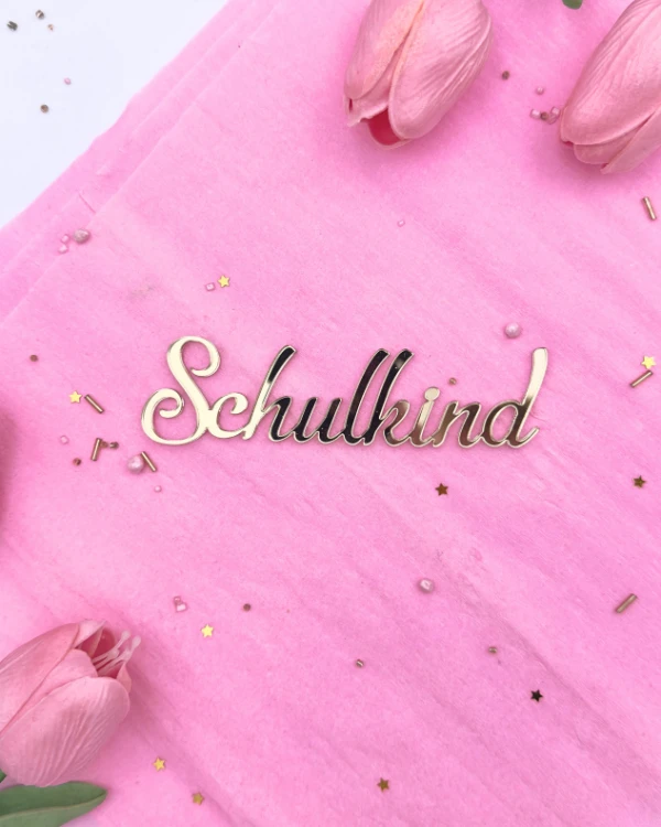 Cake decor Schulkind