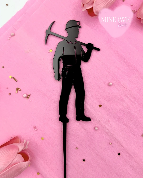 Topper  dekor Górnik - Barbórka wersja ELEGANCKA.png