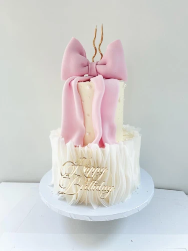 Dekor na tort - elegancki piękny napis Happy Birthday (Tort Cake by Ewela)
