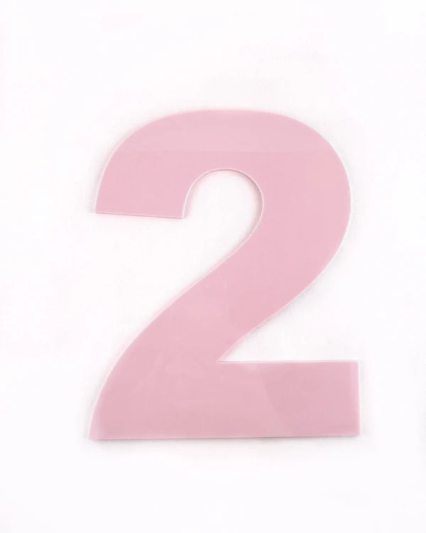 Szablon do wycinania tortu NUMBER CAKE - cyfra 2