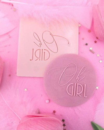 stempel dekoracyjny do masy cukrowej Oh GIRL.jpg