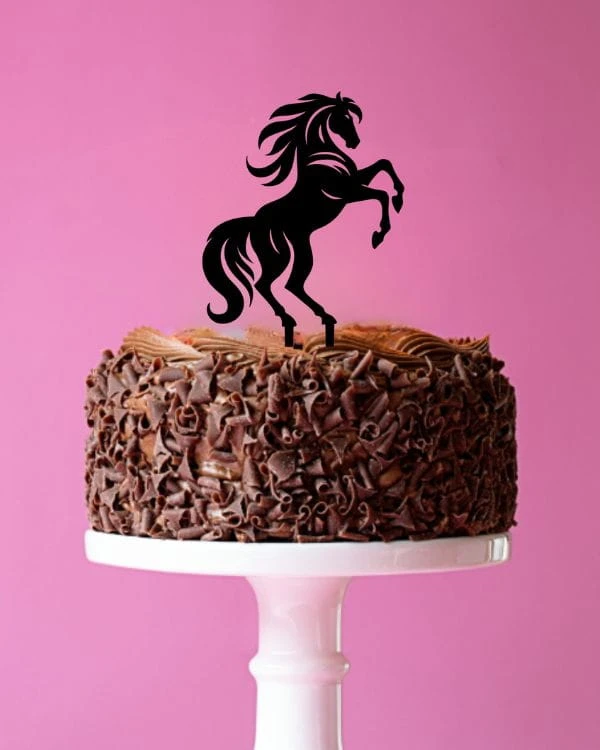 Topper dekor na tort Koń elegancki.jpg