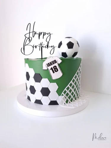 Topper na tort "Happy Birthday - wersja Artystyczna