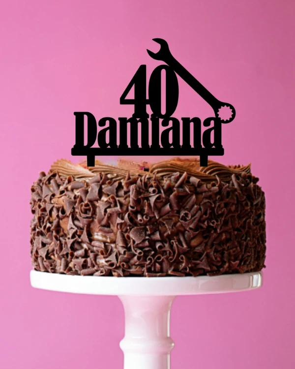 Topper na tort Imię z liczbą i kluczem miechanika.png