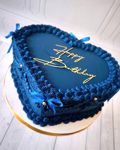 Dekor papierowy "Happy Birthday" na lambeth cake