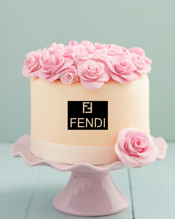 Dekor na tort Znaczek modowy 6 Znaczek Moda.png