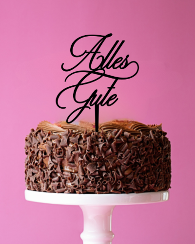 Cake Topper / Tortendekoration „Alles Gute“