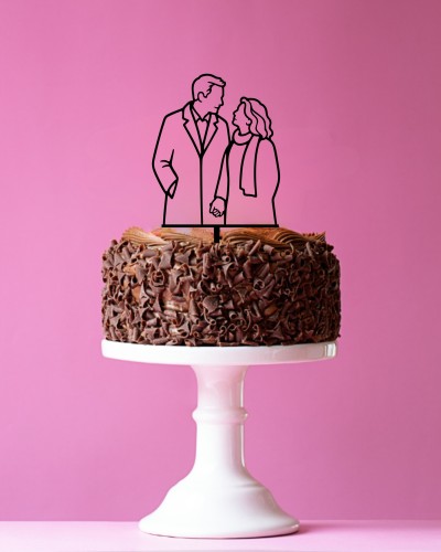 Cake Topper / Tortendekoration „Senioren gemeinsam“