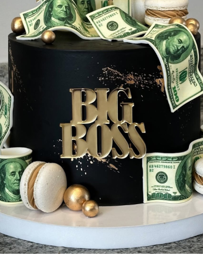 Topper / dekor na tort "BIG BOSS"