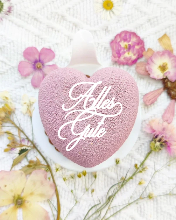 Dekorset für Monoportionen „Alles Gute"