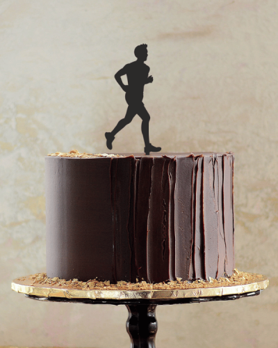 Topper na tort dla biegacza sport bieganie