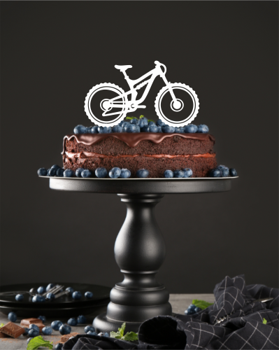 Topper na tort - rower górski topper dla rowerzysty rowerzysta topper